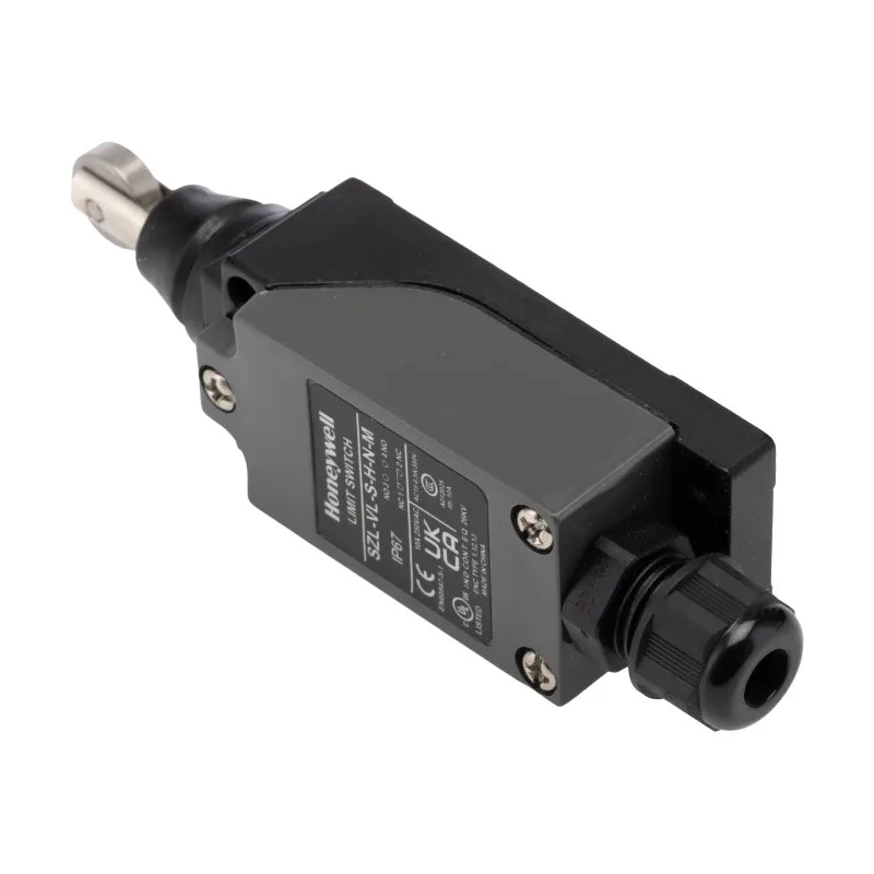 Honeywell Technologies SZL-VL Series Roller Plunger Limit Switch, 1 NO/1 NC, IP67, Metal Housing, 380V AC, 10A 