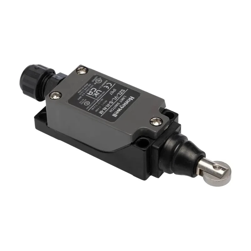 Honeywell Technologies SZL-VL Series Roller Plunger Limit Switch, 1 NO/1 NC, IP67, Metal Housing, 380V AC, 10A 