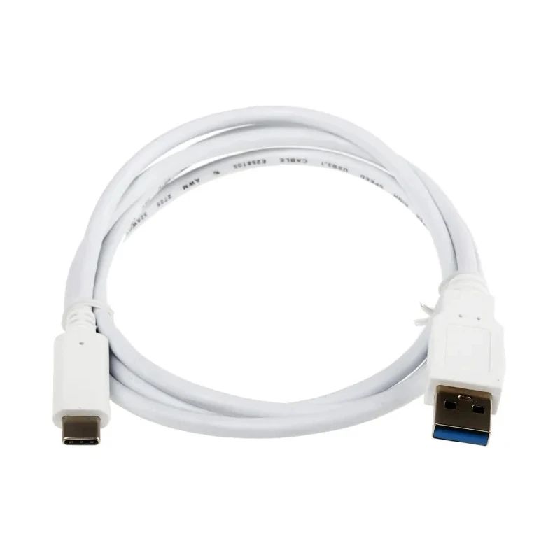RS PRO IC Socket USB Cable Male USB Type A to Male USB 3.1 USB Type C White 1 m 144-8617