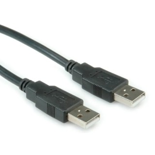 Roline IC Socket USB Cable Male USB Type A to Male USB Type A USB 2.0 Black 3 m 11.02.8930-100