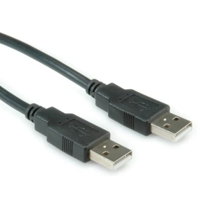 Roline IC Socket USB Cable Male USB Type A to Male USB Type A USB 2.0 Black 3 m 11.02.8930-100
