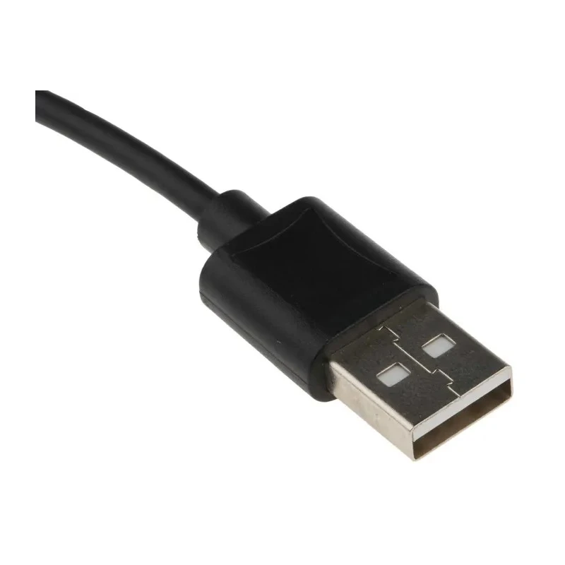 RS PRO IC Socket USB Cable Male USB Type A to Male Lightning Connector USB 2.0 Black 150mm 144-8587