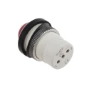 Signal Construct Yellow LED Panel Mount Indicator 22 mm, Screw Termination, IP67, 20V SMRD22034