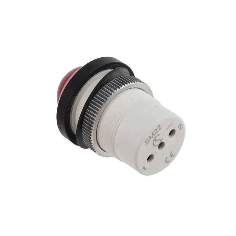 Signal Construct Yellow LED Panel Mount Indicator 22 mm, Screw Termination, IP67, 20V SMRD22034