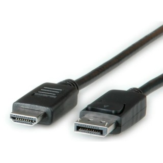 Roline Male DisplayPort to Male HDMI Polyvinyl Chloride DisplayPort Cable 2 m 11.04.5781-10