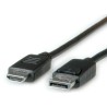 Roline Male DisplayPort to Male HDMI Polyvinyl Chloride DisplayPort Cable 2 m 11.04.5781-10