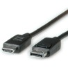 Roline Male DisplayPort to Male HDMI Polyvinyl Chloride DisplayPort Cable 1 m 11.04.5780-10
