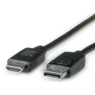 Roline Male DisplayPort to Male HDMI Polyvinyl Chloride DisplayPort Cable 3 m 11.04.5782-10