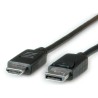 Roline Male DisplayPort to Male HDMI Polyvinyl Chloride DisplayPort Cable 3 m 11.04.5782-10