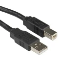 Roline IC Socket USB Cable Male USB Type A to Male USB Type B, USB 2.0 Standard, Black, 4.5 m 11.02.8845-100