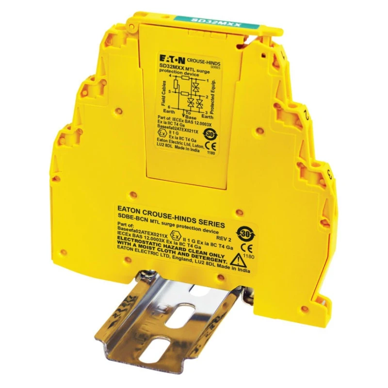 Eaton SD32 Surge Protection Device 32V Maximum Voltage Rating 20kA Maximum Surge Current DIN Rail Mount 