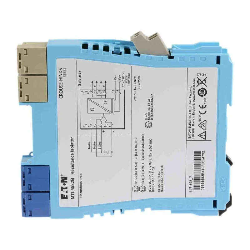 Eaton MTL Series Signal Conditioner RTD Input Resistance Output 20V dc 35V dc Supply Hazardous Location MTL5582B