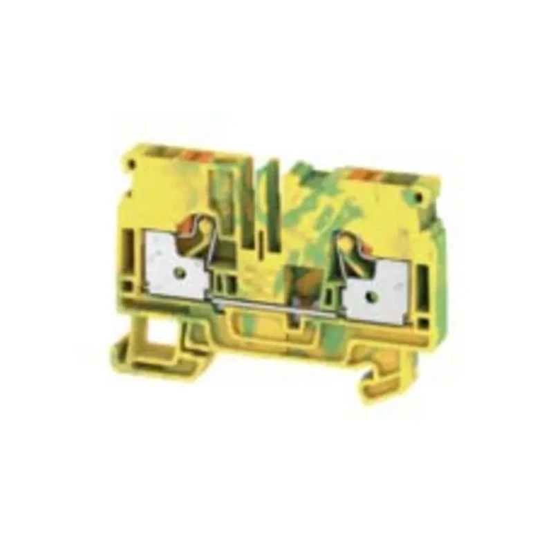 Weidmüller A Series DIN Rail Terminal Block Yellow, Green, 6mm², 1-Level, Push-in 1991810000