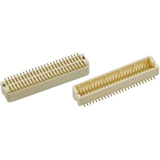 Hirose DF20 Series Straight Surface PCB Header 50 Contacts 1 mm Pitch 2 Row Shrouded 