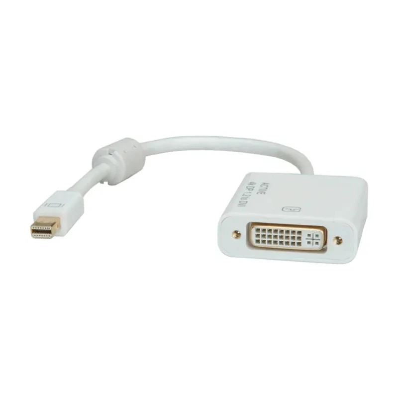 Roline 1 port Mini DisplayPort to DVI Adapter 155 mm Length 3840 x 2160 pixel Maximum Resolution 12.03.3137-10