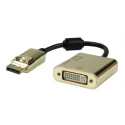 Roline 1 port Mini DisplayPort to DVI Adapter 150 mm Length 4096 x 2160 pixel Maximum Resolution 12.03.3175-10