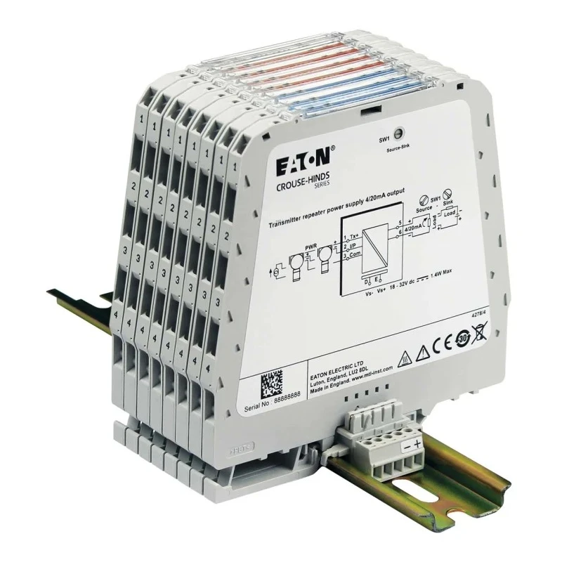 Eaton MTL Series Signal Conditioner, Current Input, Current/Voltage Output, 18V dc, 32V dc Supply MTL1142