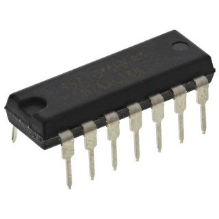 Texas Instruments Schmitt Trigger Input CMOS Inverter 6 Elements, 14-Pin PDIP Package SN74AC14N