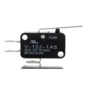 Omron Hinge Lever Micro Switch, Solder Terminal, 15A, 250 V ac, SPDT, IP40 V-152-1A5