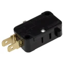 Omron Pin Plunger Micro Switch, Tab Terminal, 15 A, 250 V AC, SPDT, IP40 V-15-1C25