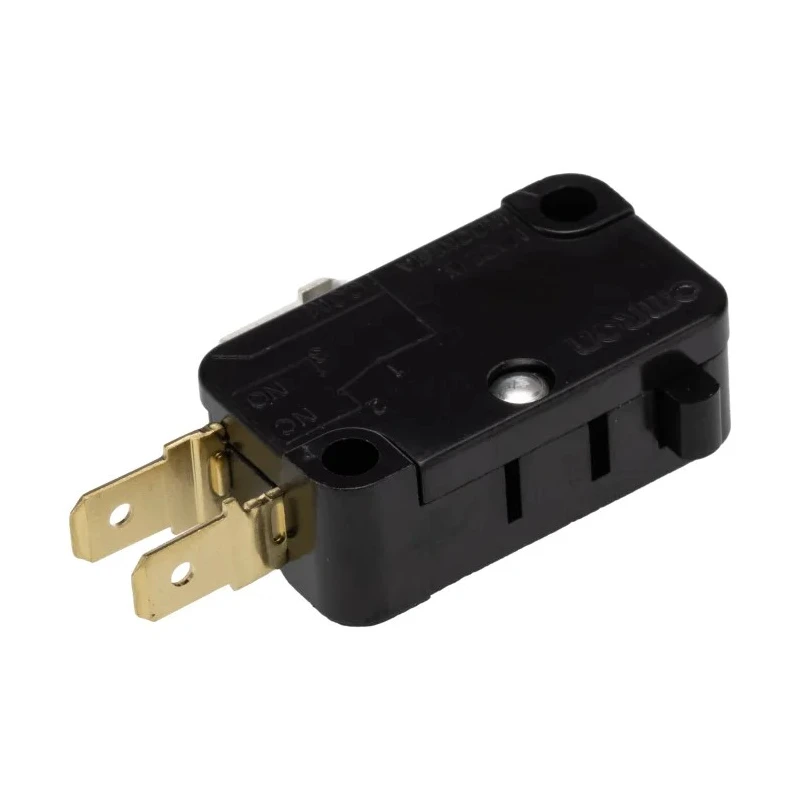 Omron Pin Plunger Micro Switch, Tab Terminal, 15 A, 250 V AC, SPDT, IP40 V-15-1C25