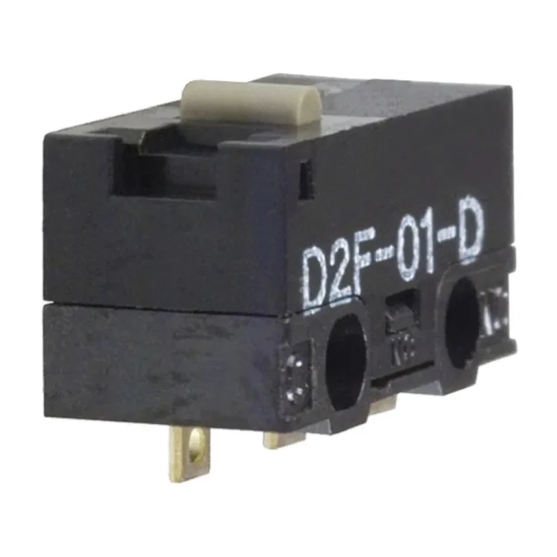 Omron Ultra Subminiature Pin Plunger Micro Switch, Solder Terminal, 100mA, 30 V dc, SPDT, IP40 D2F-01-D