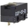 Omron Ultra Subminiature Pin Plunger Micro Switch, Solder Terminal, 100mA, 30 V dc, SPDT, IP40 D2F-01-D