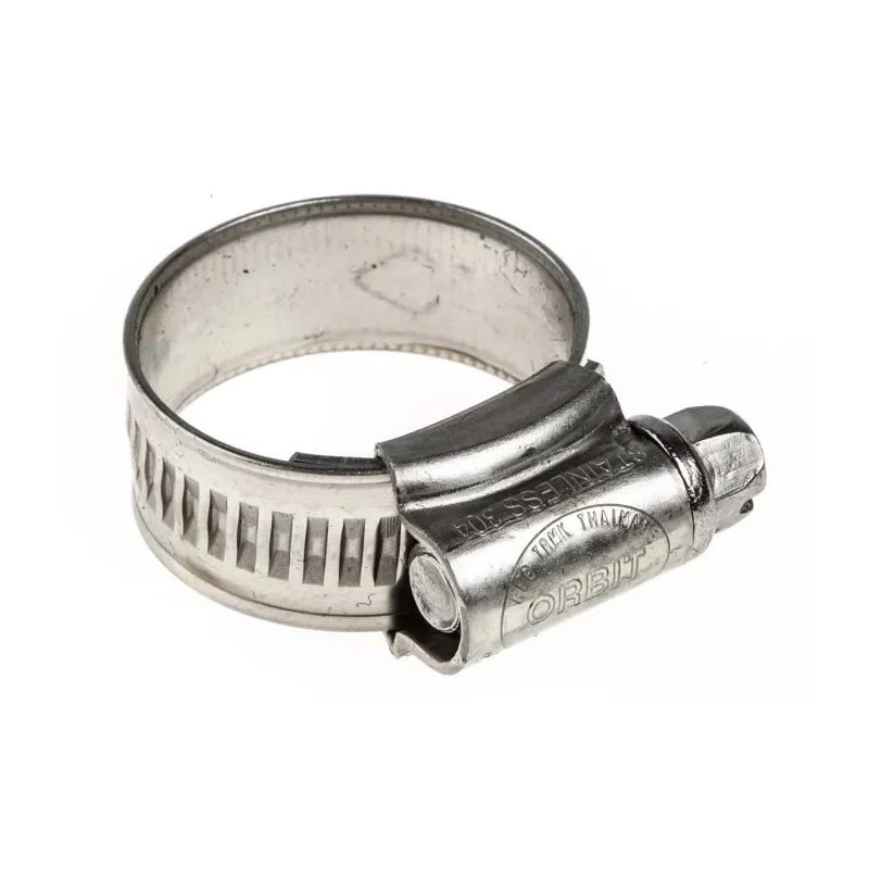 RS PRO Stainless Steel Hex Screw Worm Drive Hose & Jubilee Clip 12mm Band Width 18-25mm ID 145-0268