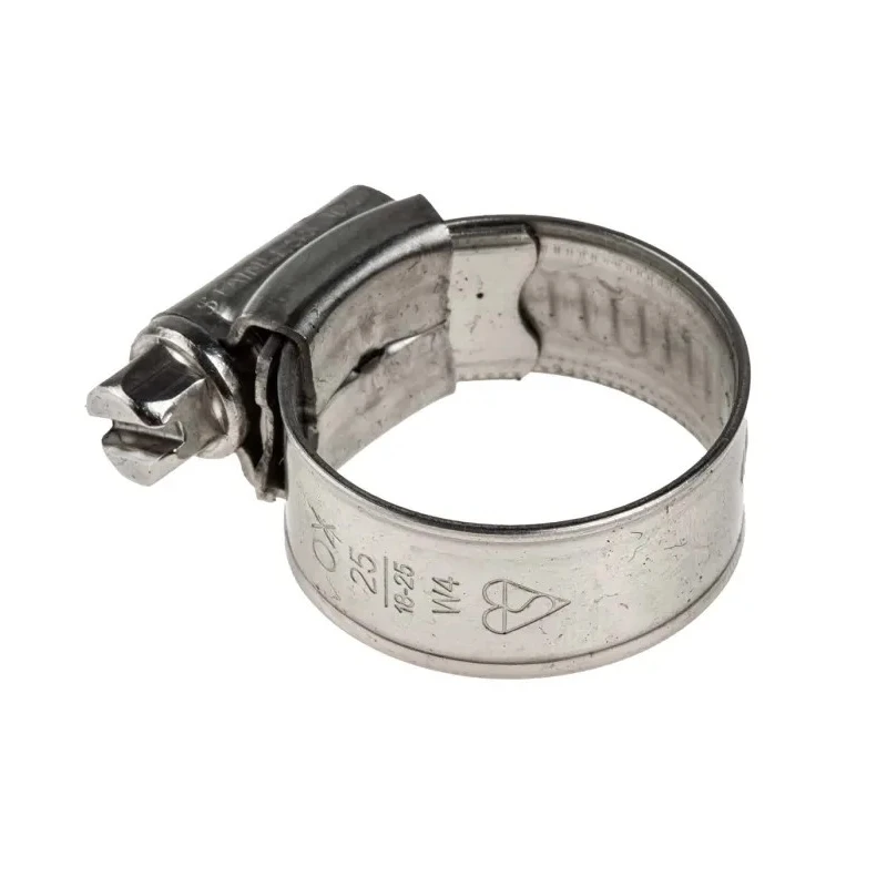RS PRO Stainless Steel Hex Screw Worm Drive Hose & Jubilee Clip 12mm Band Width 18-25mm ID 145-0268