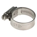 RS PRO Stainless Steel Hex Screw Worm Drive Hose Clip 12 mm Band Width 22-30 mm ID 145-0269