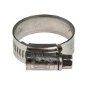 RS PRO Stainless Steel Hex Screw Worm Drive Hose Clip 12 mm Band Width 22-30 mm ID 145-0269