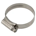 RS PRO Stainless Steel Hex Screw Worm Drive Hose Clip 12mm Band Width 35-50mm ID 145-0273