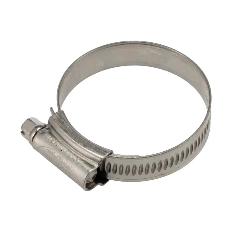 RS PRO Stainless Steel Hex Screw Worm Drive Hose Clip 12mm Band Width 35-50mm ID 145-0273