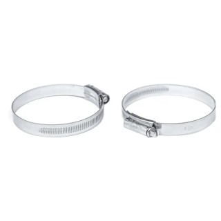 RS PRO Stainless Steel Worm Drive Hose Clip Hex Screw 12mm Width 55-70mm ID 145-0277