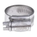 RS PRO Stainless Steel Hex Screw Worm Drive Hose Clip 12mm Band Width 16-22mm ID 145-0267