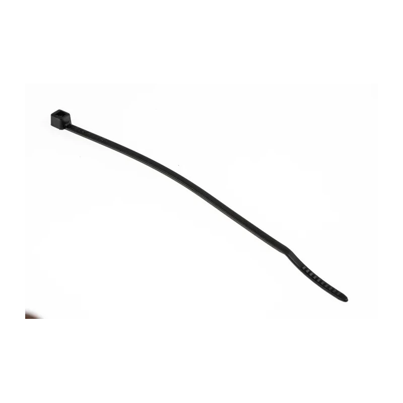 HellermannTyton Non-Releasable Cable Tie 100 mm Length x 2.5 mm Width Black Polyamide 66 T18R-PA66-BK 111-01910 T18R-PA66-BK