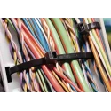 HellermannTyton Non-Releasable Cable Tie 100 mm Length x 2.5 mm Width Black Polyamide 66 T18R-PA66-BK 111-01910 T18R-PA66-BK