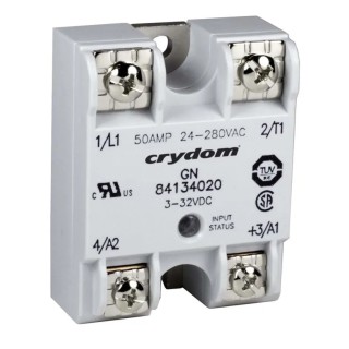 Crydom Solid State Relay 50 A Load Panel Mount 660 V AC Load 32V DC Control 84134120