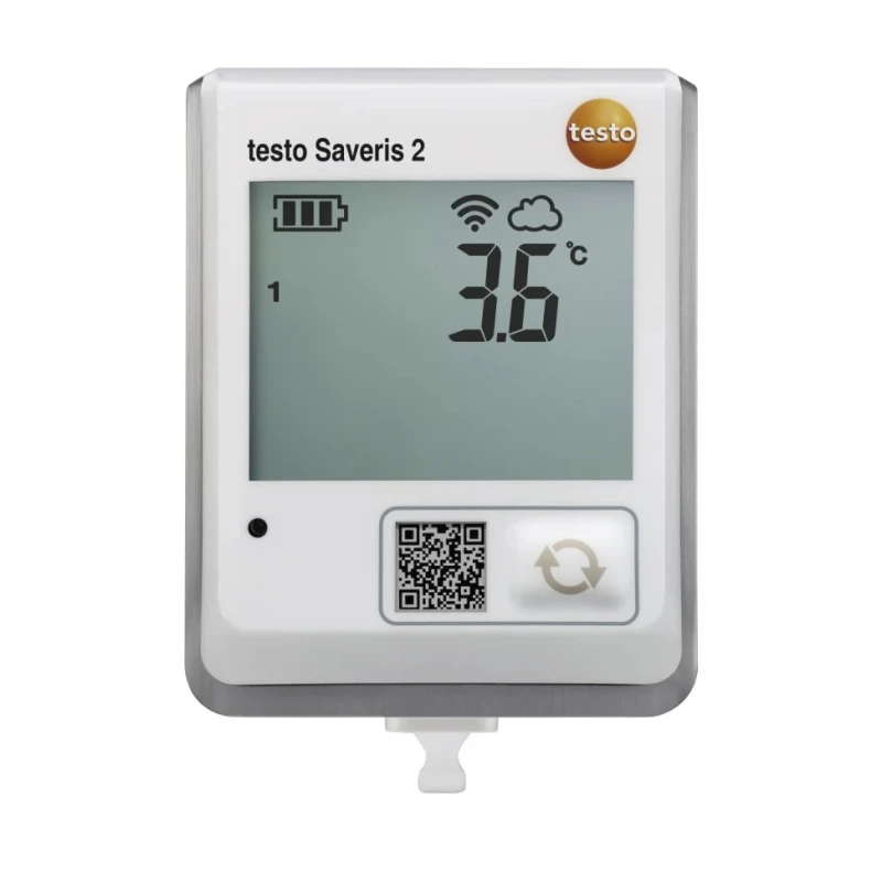 Testo WiFi Temperature Data Logger with NTC Sensor, 1 Channel, LCD Display, IP65, Battery Powered 0572 2031
