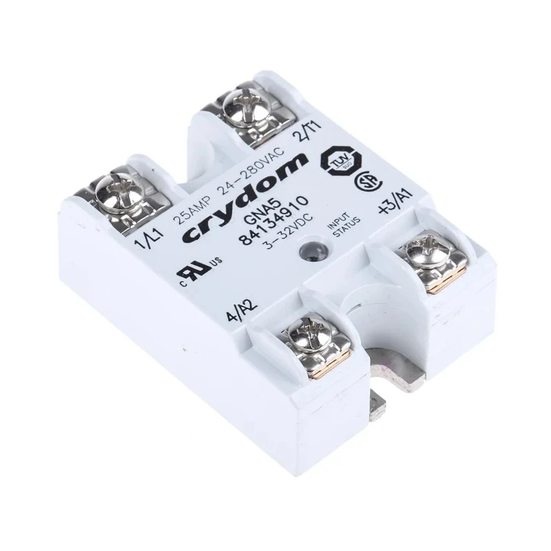 Crydom Solid State Relay Panel Mount 25 A Load, 280 V AC Load, 32 V DC Control 84134910
