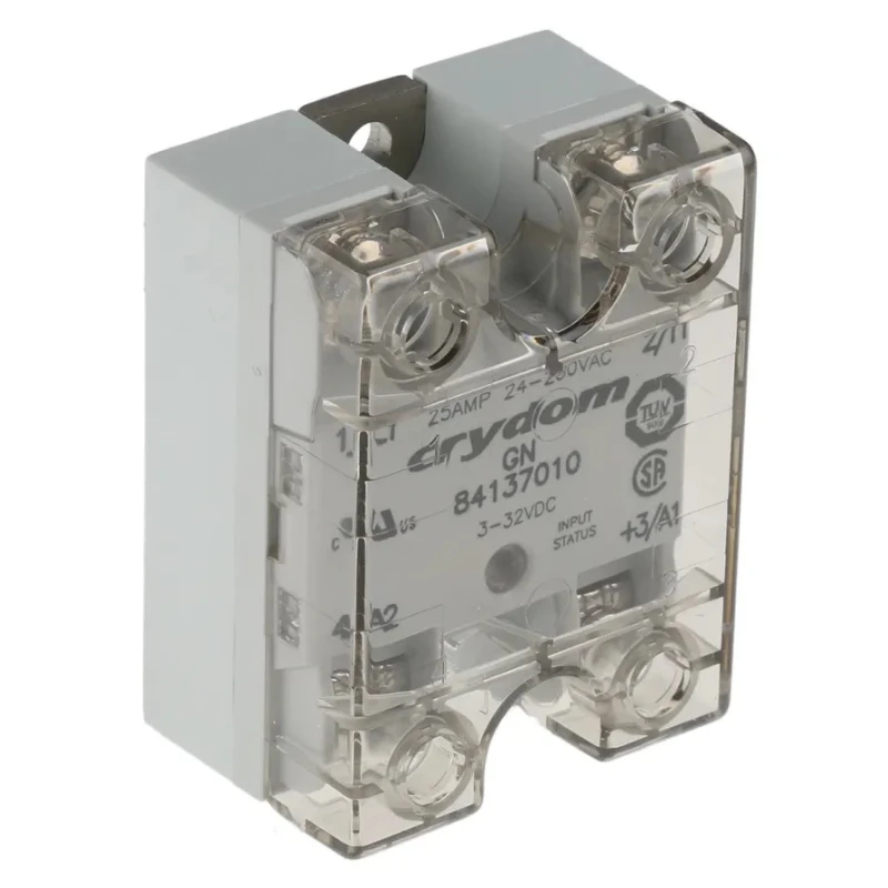 Crydom 8413 Series Solid State Relay Panel Mount, 25A Load, 280V AC Load, 32V DC Control 84137010