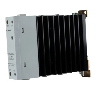 Crydom Solid State Relay 20 A Load, DIN Rail Mount, 600 Vrms Load, 32 V dc Control GNR20DCZ