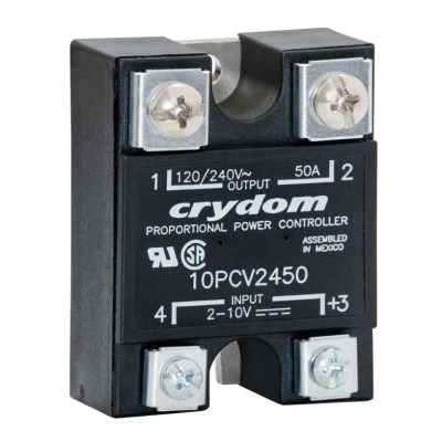 Crydom PCV Series Solid State Relay, Panel Mount, 15 A Load, 280 Vrms Load, 2-10 V dc Control 10PCV2415