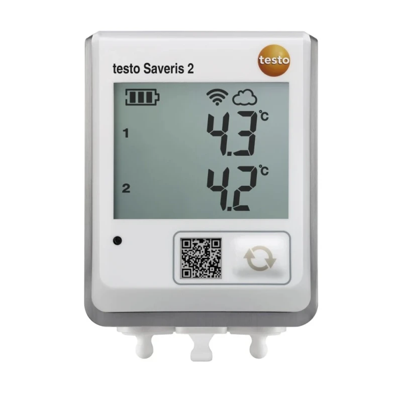Testo Saveris 2 T2 Temperature Data Logger WiFi 2 Channel Accuracy ±0.3 °C IP65 0572 2032