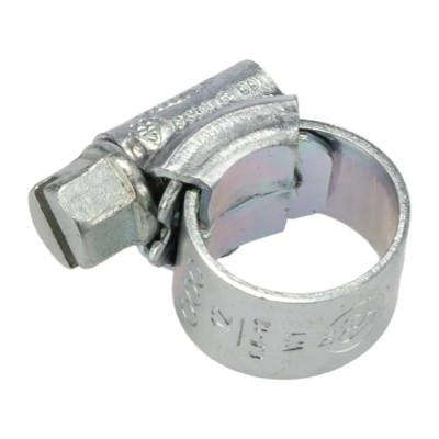 RS PRO Mild Steel Hex Screw Worm Drive Hose & Jubilee Clip 9.5mm to 12mm ID 145-0243