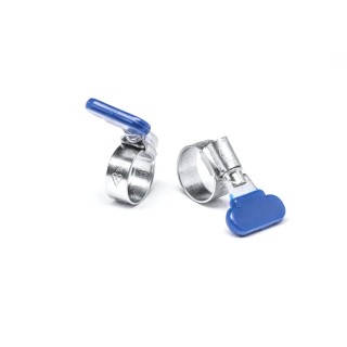 RS PRO Zinc Plated Mild Steel Worm Drive Hose Clip Thumb Screw Head 9.5mm Width, 11-16mm ID 145-0288