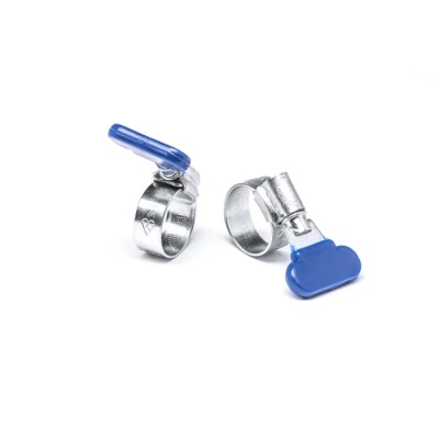 RS PRO Zinc Plated Mild Steel Worm Drive Hose Clip Thumb Screw Head 9.5mm Width, 11-16mm ID 145-0288