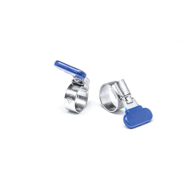 RS PRO Zinc Plated Mild Steel Worm Drive Hose Clip Thumb Screw Head 9.5mm Width, 11-16mm ID 145-0288