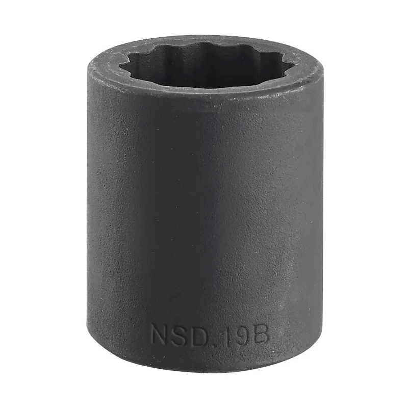 Facom 17 mm 1/2 in Drive Standard Impact Socket, 38mm Length NSD.17B