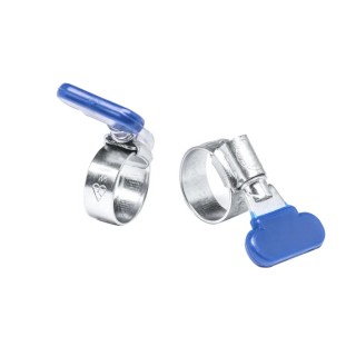 RS PRO Zinc Plated Mild Steel Thumb Screw Worm Drive Hose Clip 12mm Width 16mm-22mm ID 145-0290